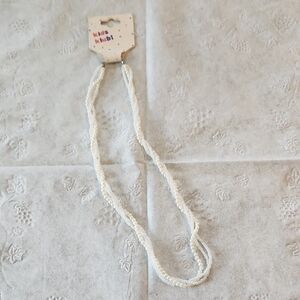 KIDS CLUB costume Pearl White Beaded Necklace